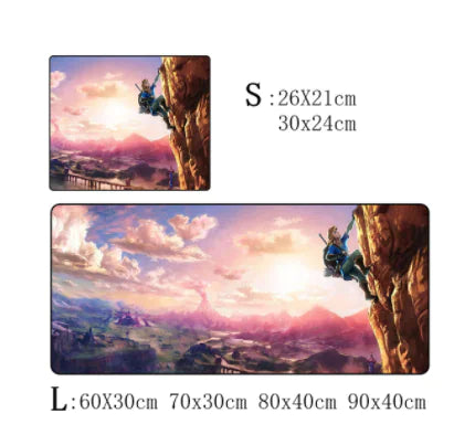 Zelda Gaming Mouse Pad - Extra Large Non-Slip Desk Mat
