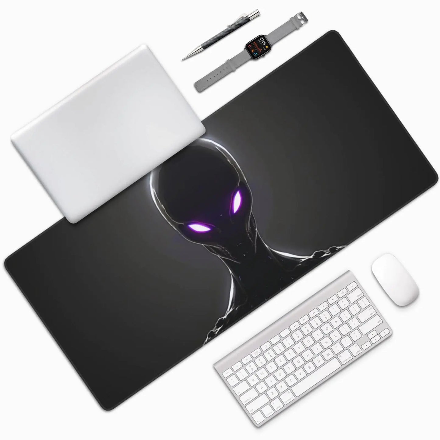 Wolf Mousepad Extended Large Gaming Mouse Pad XXL Oversized Desk Pad 35.5 X 16 Inch